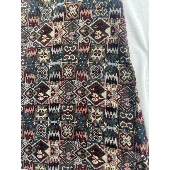 Vintage SUMMIT OF BOSTON Tapestry‎ Retro Midi Geometric Skirt Small - Picture 6 of 16